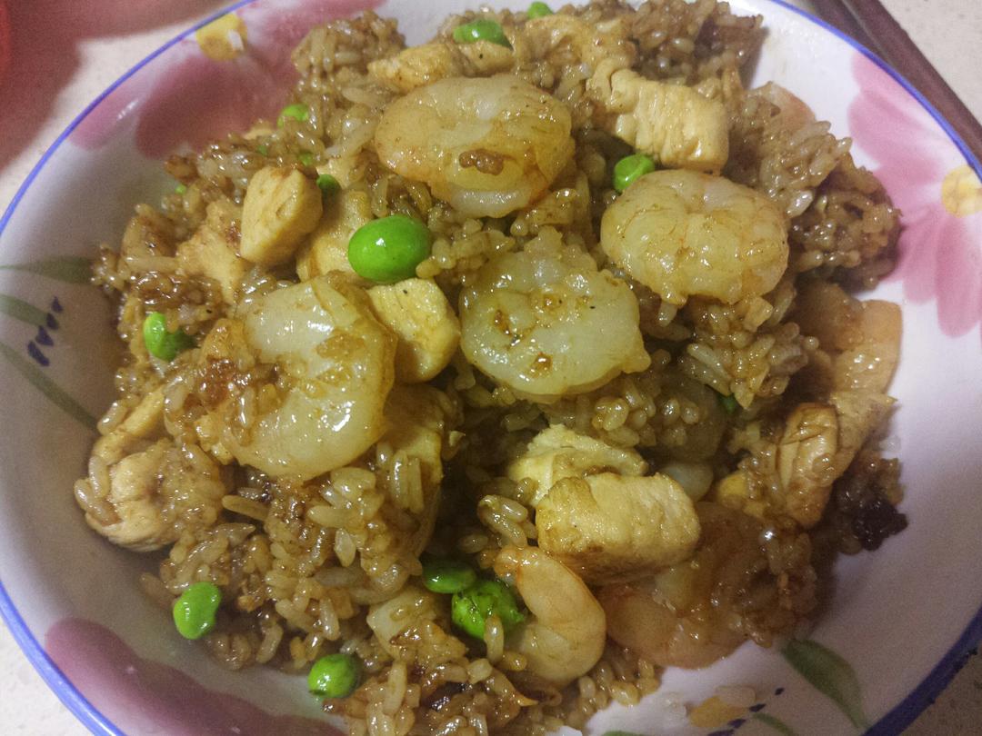 虾仁炒饭