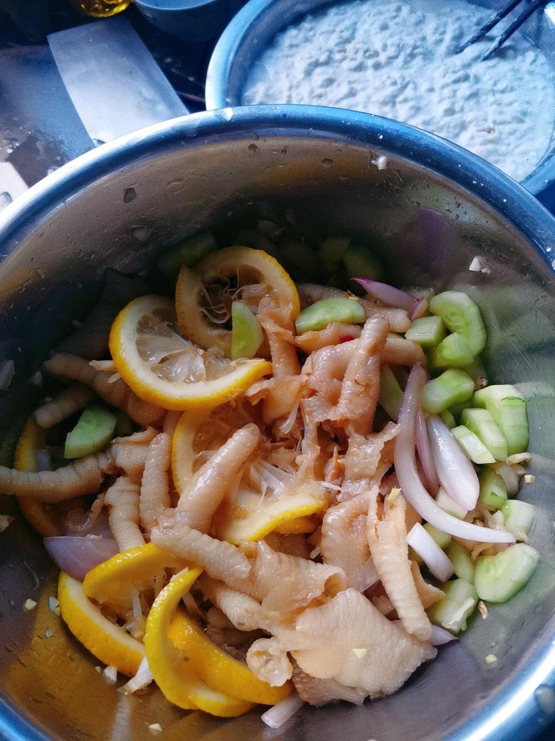 【柠檬酸辣鸡爪】自制超级无敌美味的网红鸡爪