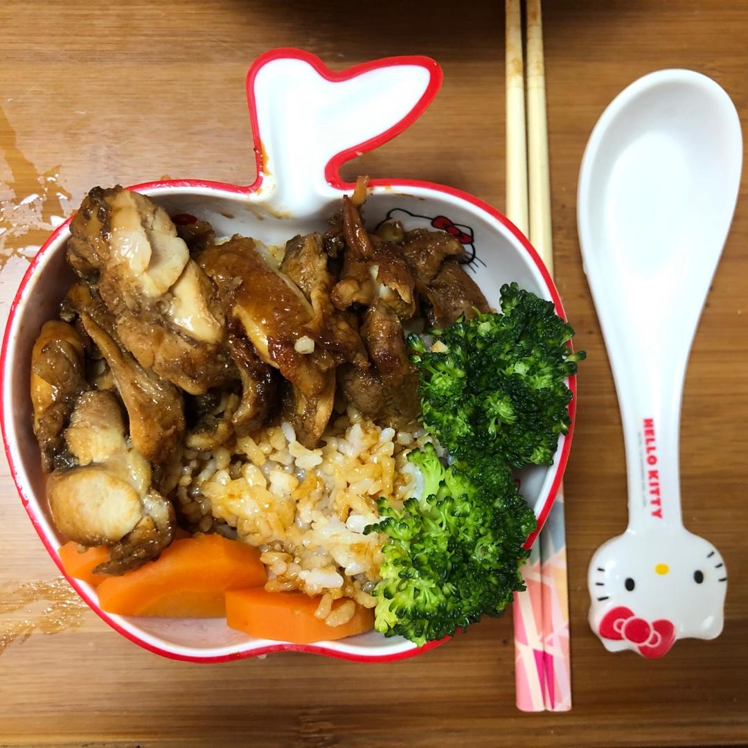 照烧鸡腿饭
