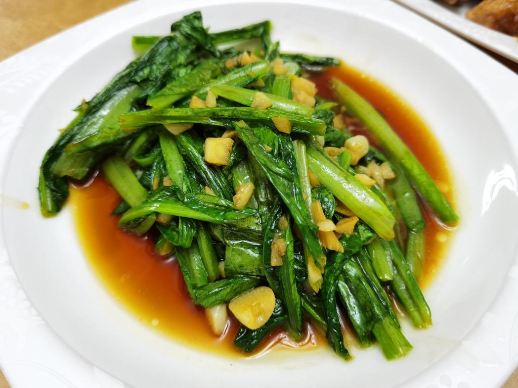 蒜蓉油麦菜的做法