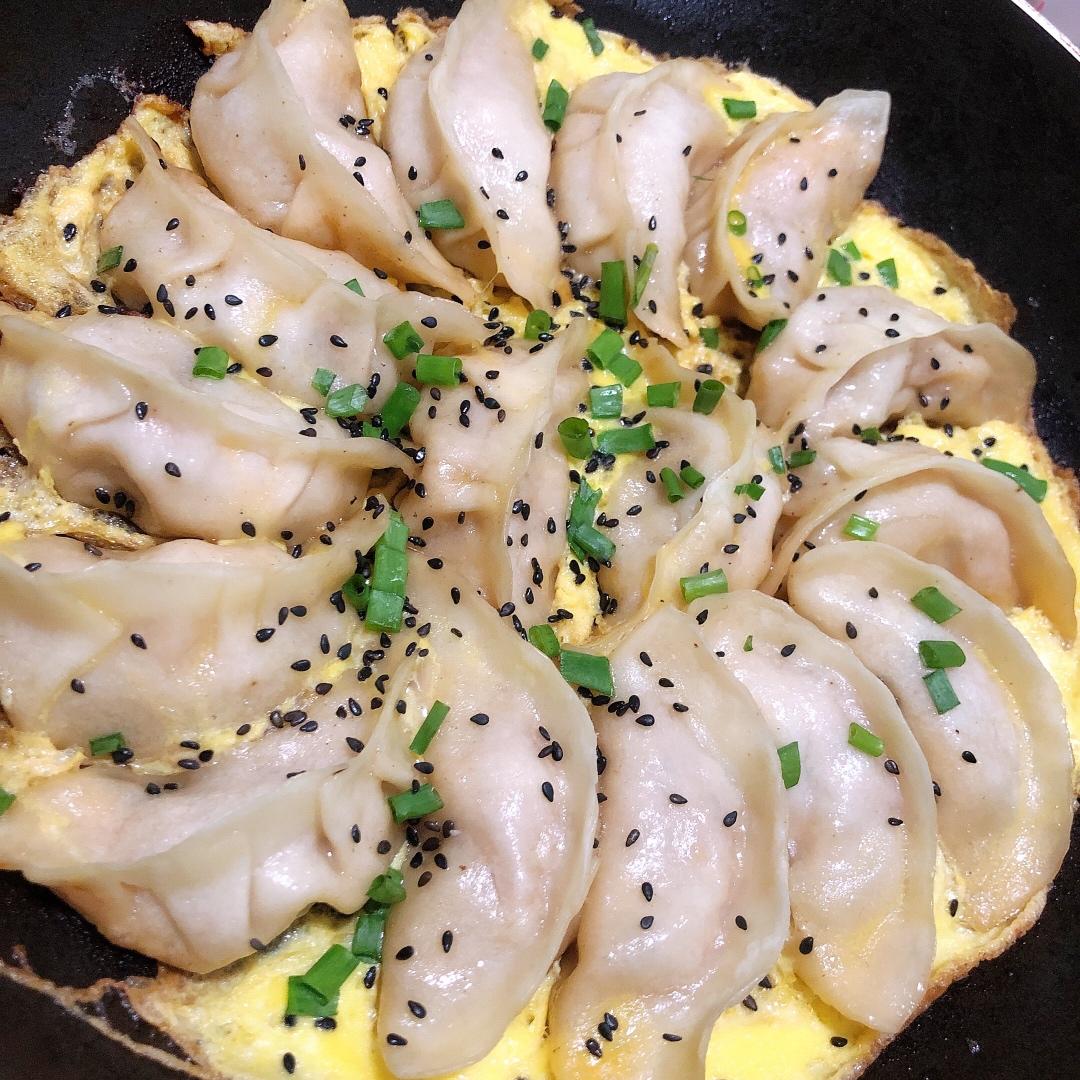 懒人快手抱蛋煎饺