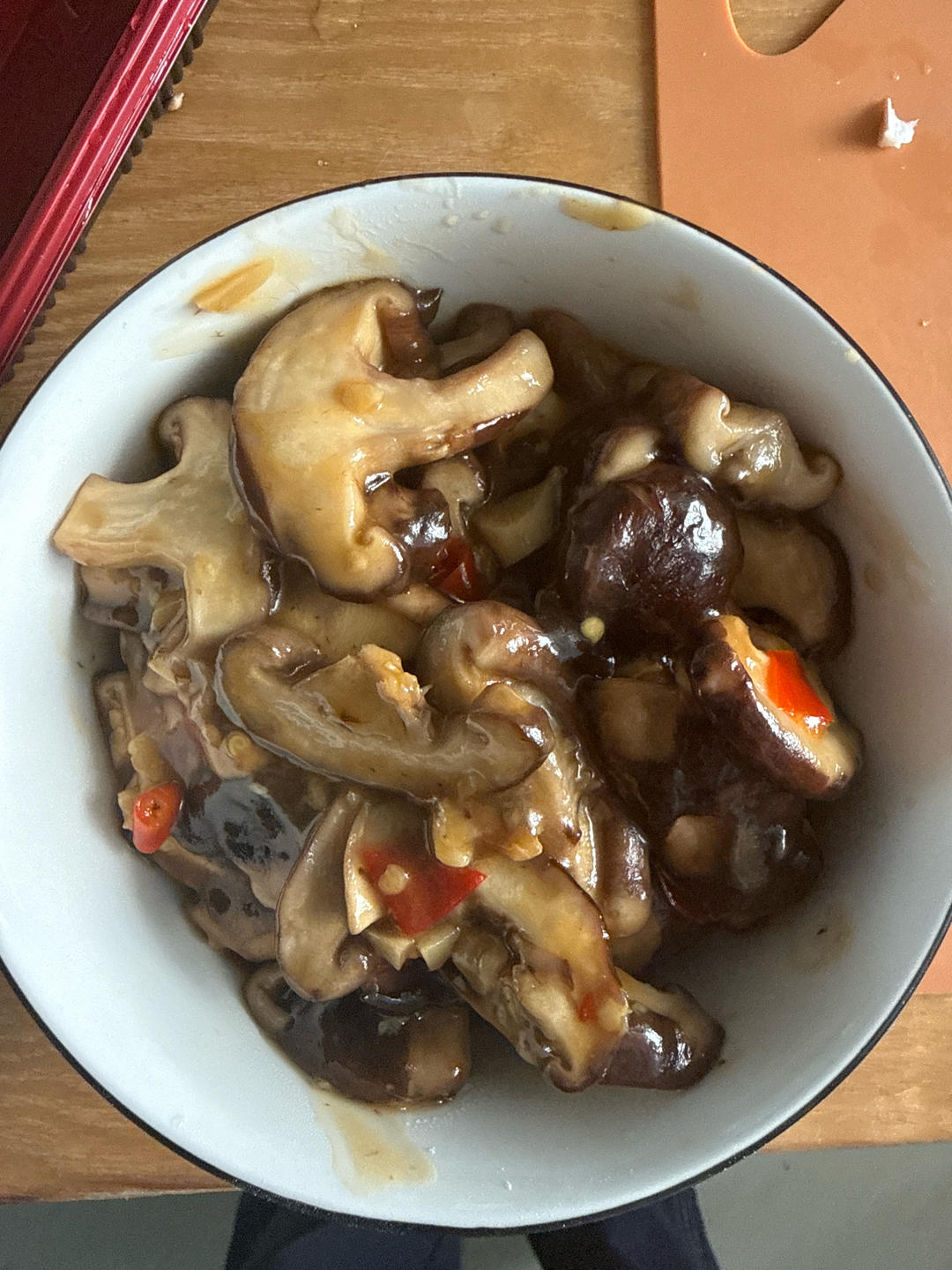 香菇这样炒比肉都好吃😋素炒香菇