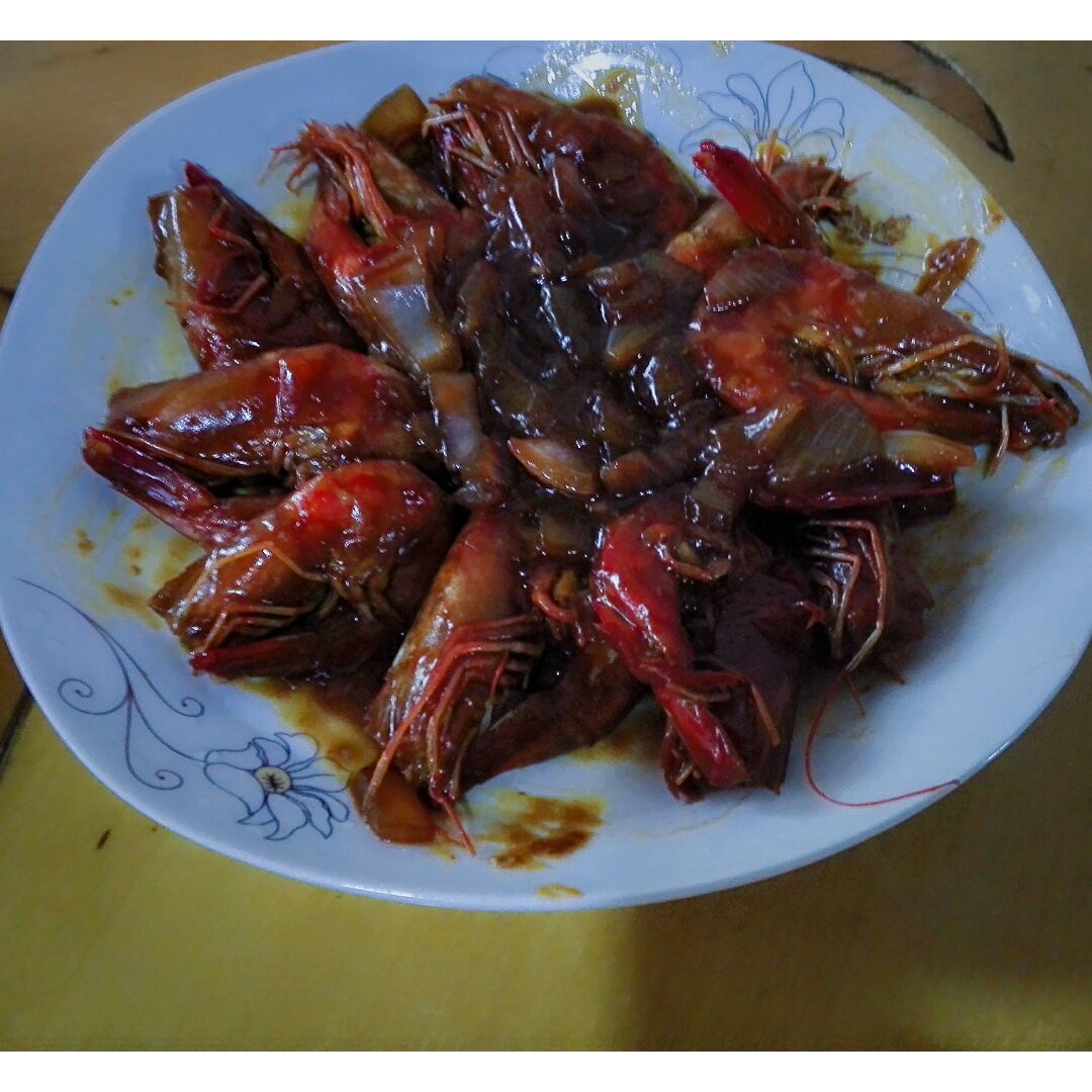 糖醋开背虾