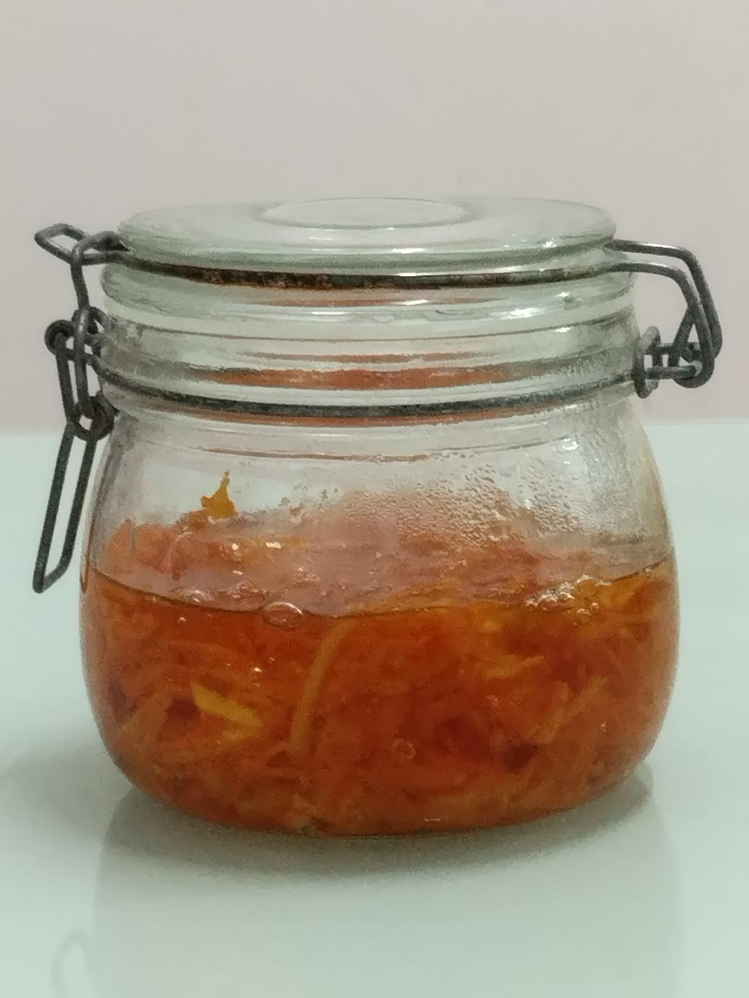 新年聚会必备～蜂蜜橙皮酱