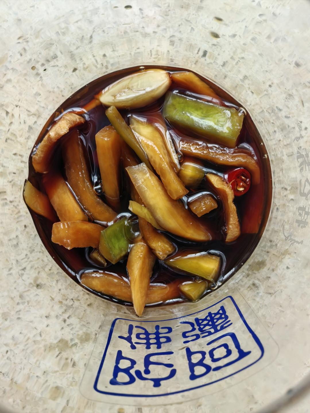 三步爽口酸酸辣辣腌萝卜片小咸菜