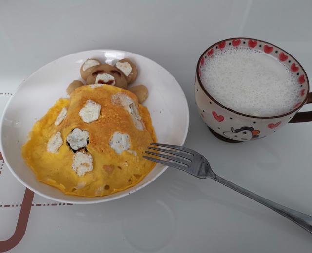 做个可爱的早餐吧谁还不是个小朋友了😄😄😄的做法