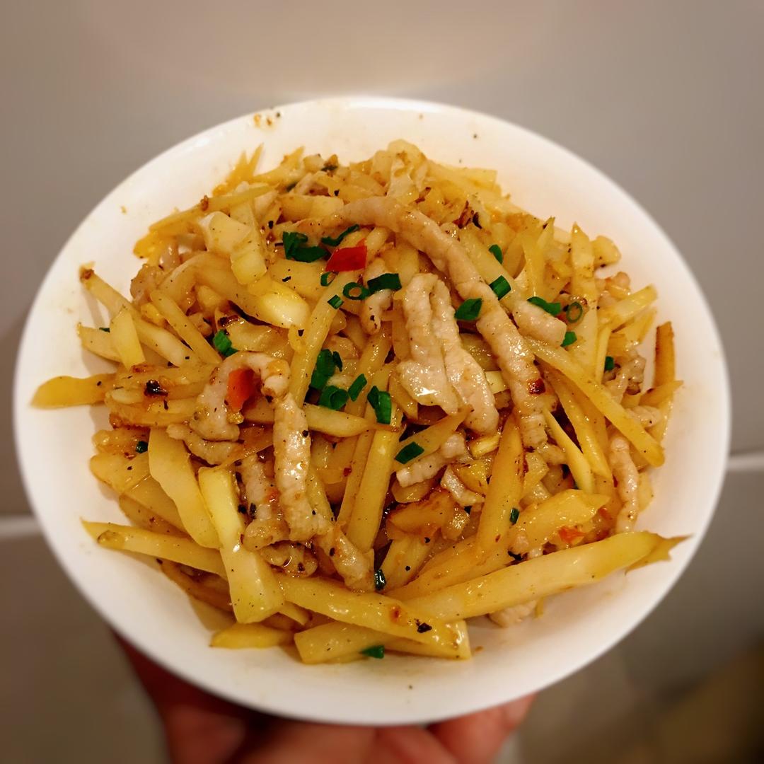 ada艾a达做的酸笋炒肉