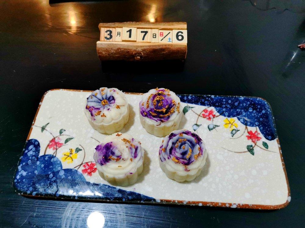 枕上书同款 无忧糕 (紫薯山药糕)