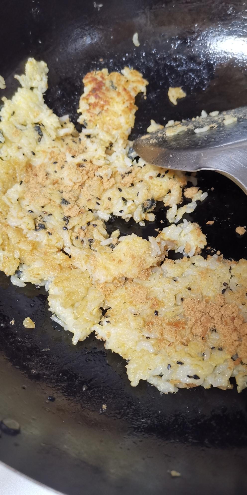 海苔肉松米饭饼（待改进版）