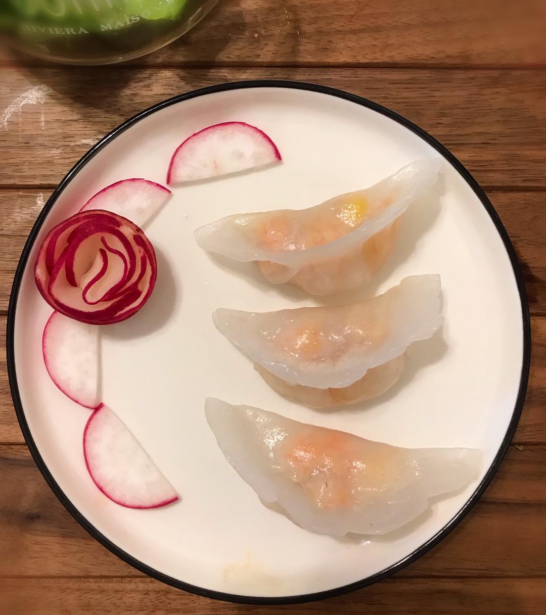 水晶虾饺的做法