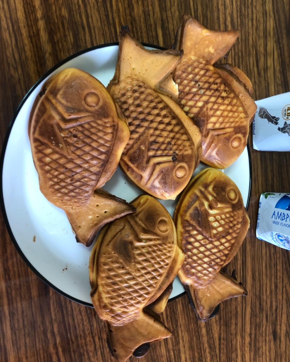蜂蜜红豆麻薯鲷鱼烧—Kenwood松饼机