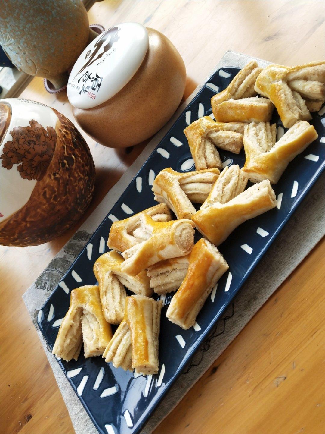 蔚06做的鸭尾酥