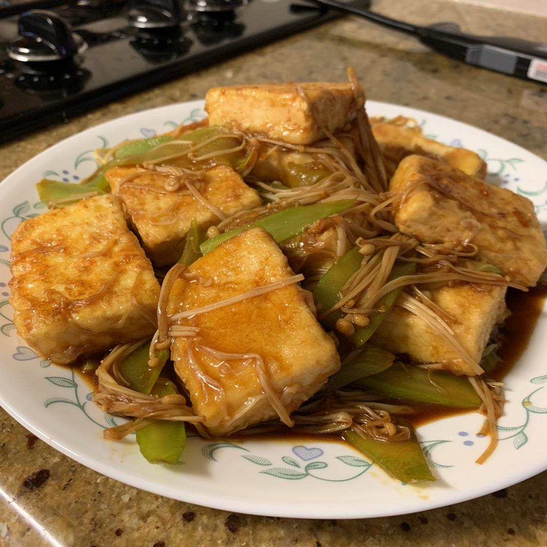 无敌好吃的香煎豆腐