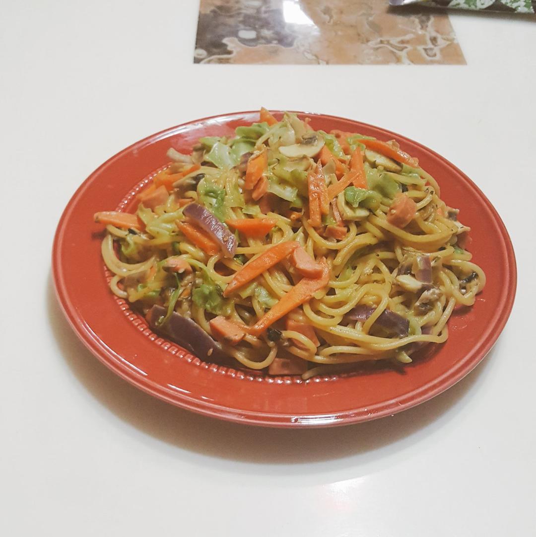 花生酱海苔意面