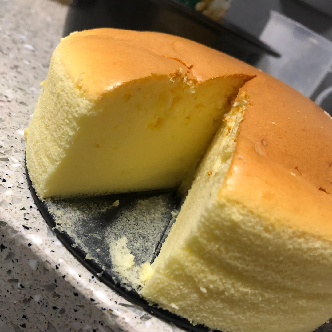 很努力才能失败的轻乳酪蛋糕     隔离食记1⃣️7⃣️