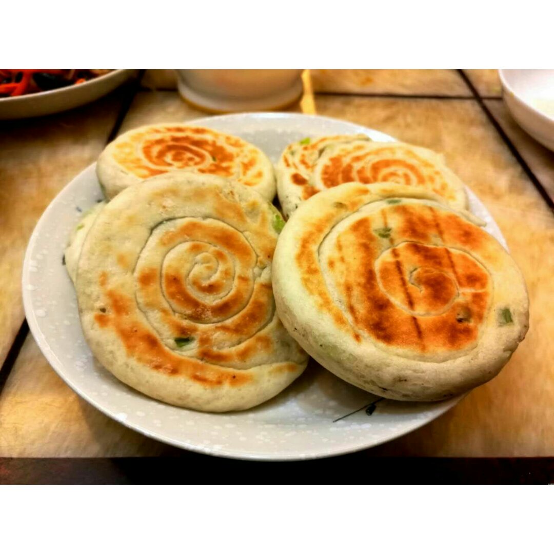发面葱油酥饼