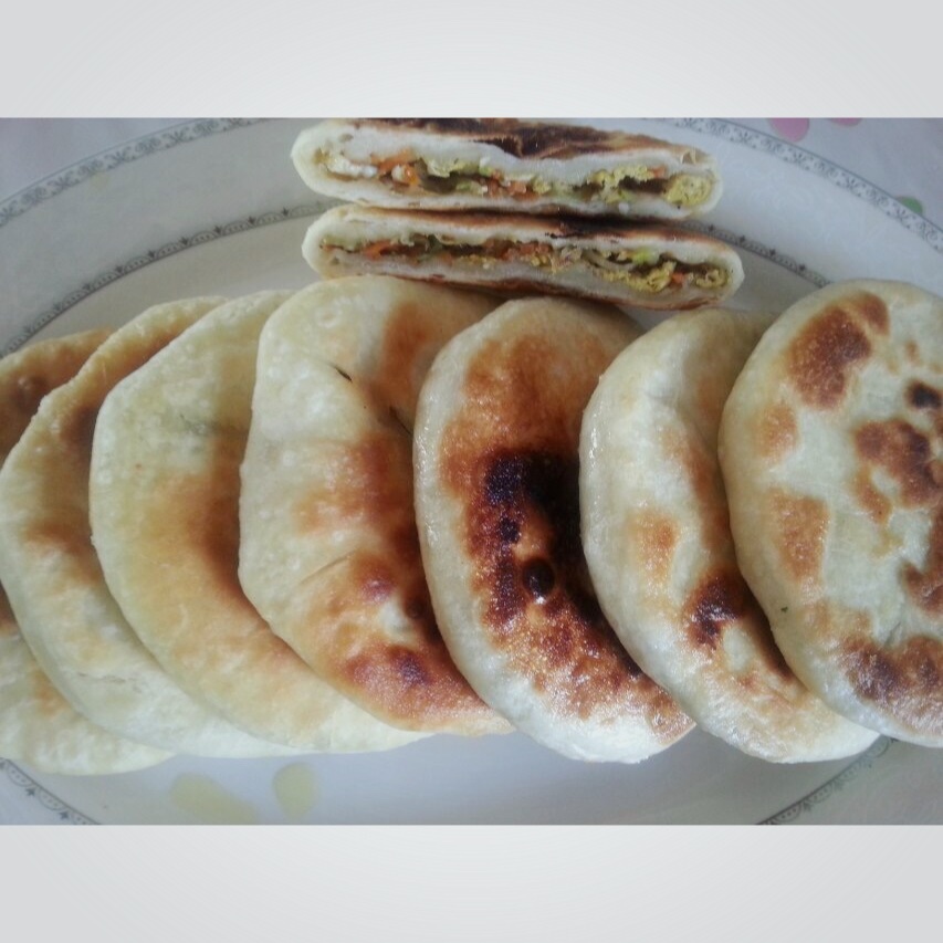韭菜鸡蛋馅饼