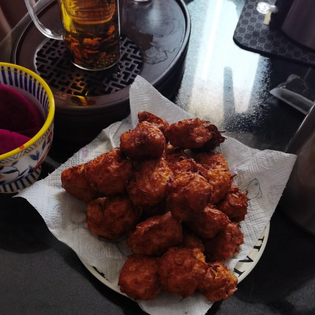 炸白萝卜素丸子