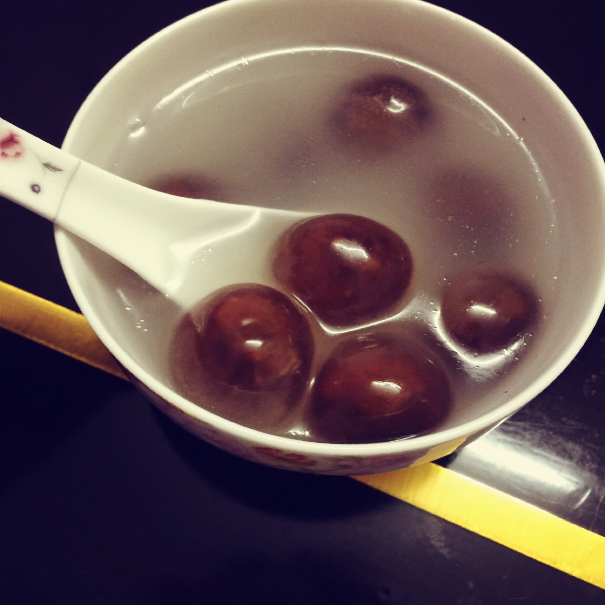 yiyi敏做的樱花汤圆浪漫樱花水晶汤圆