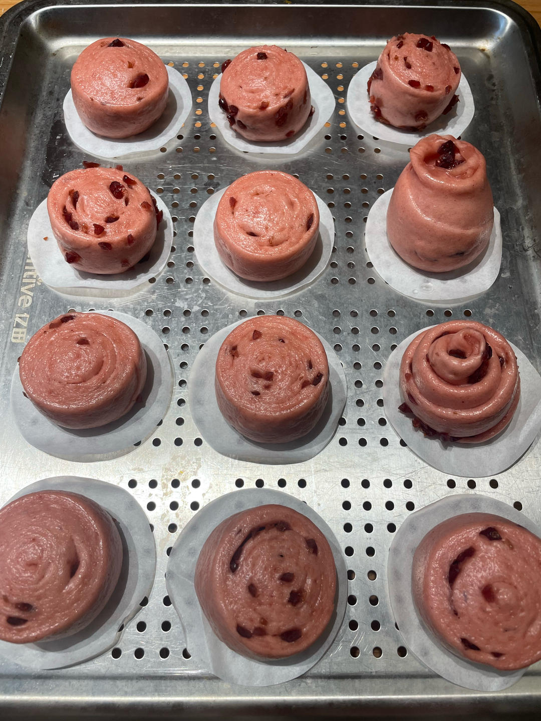 蔓越莓奶香馒头