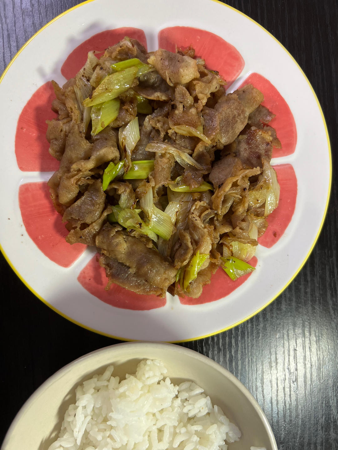 孜然大葱炒肥牛