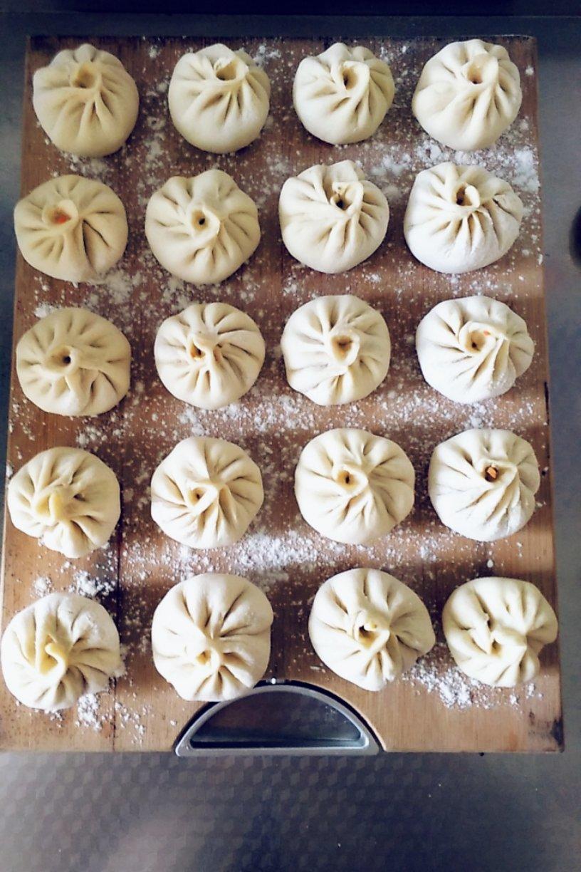 胡萝卜木耳鸡蛋素包子