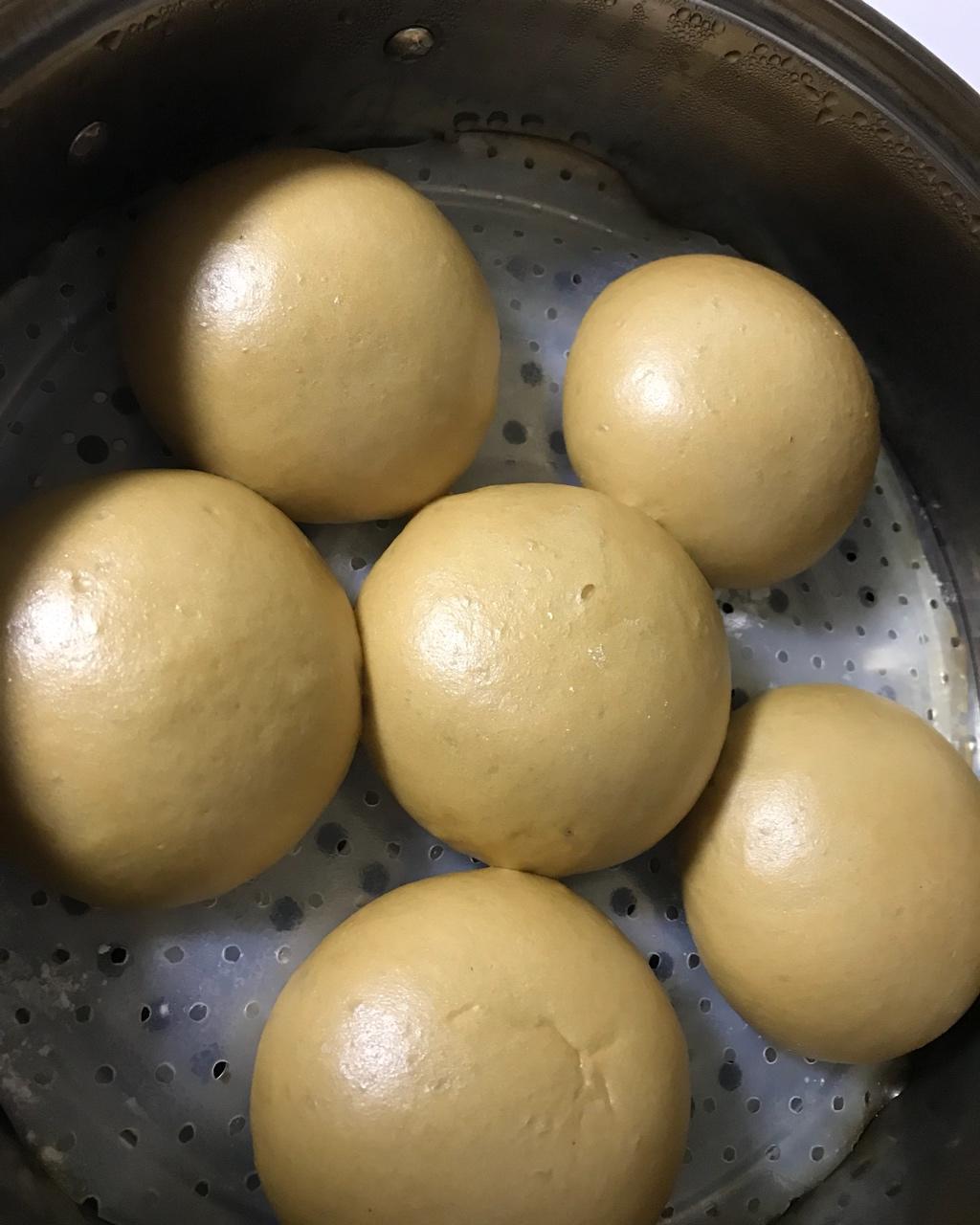 有着面包口感的红糖馒头（一次发酵）