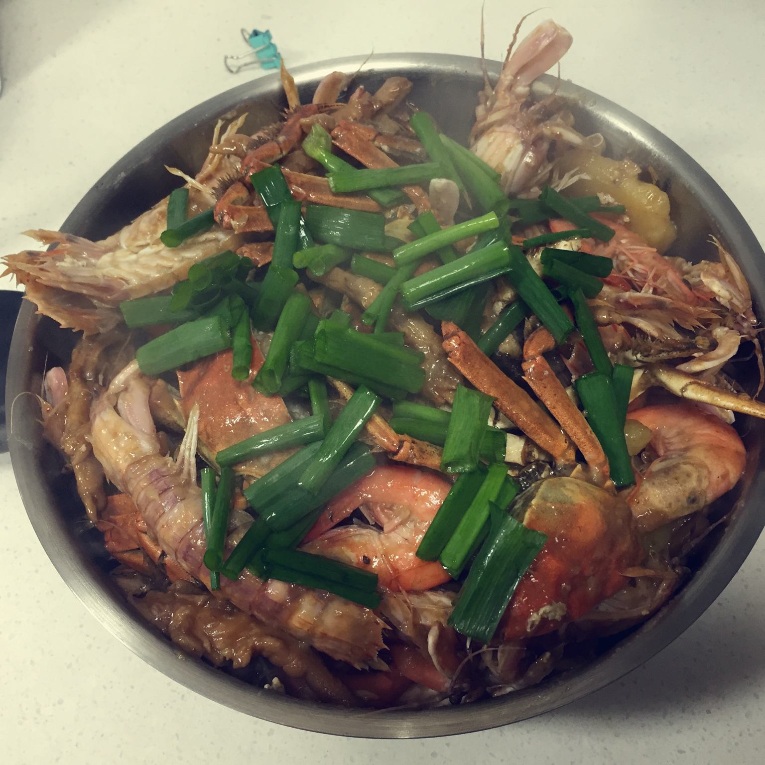 明虾肉蟹煲