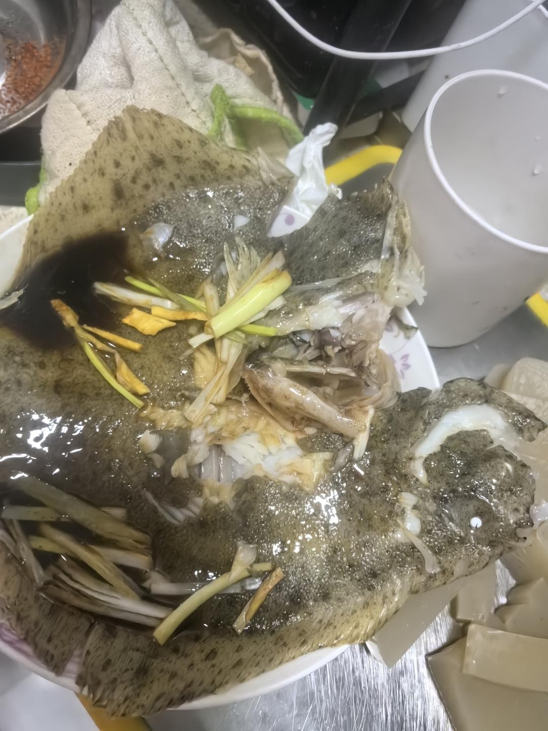 清蒸多宝鱼