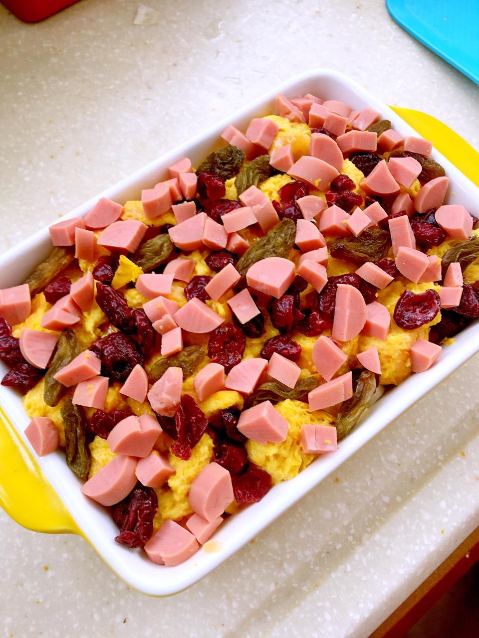 焗烤蔓越梅吐司布丁