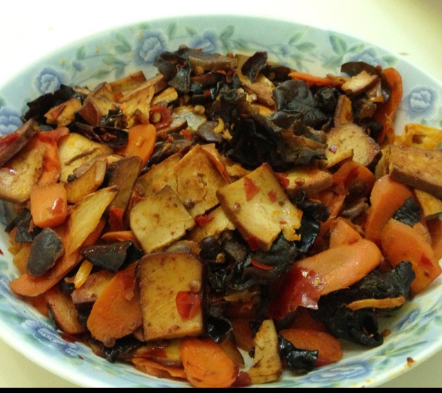 家常小炒豆干