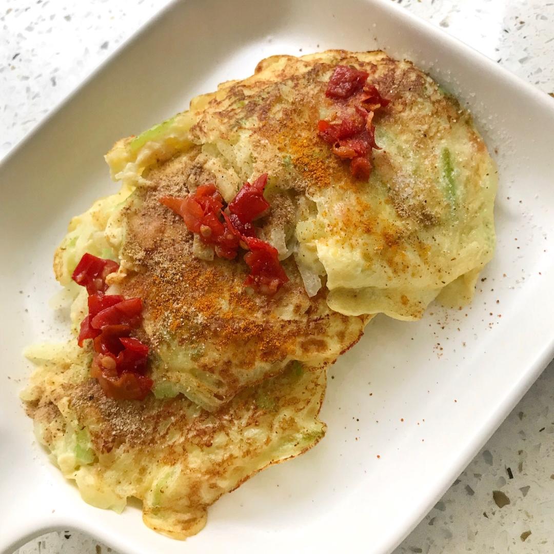 白萝卜丝蛋饼（无面粉）