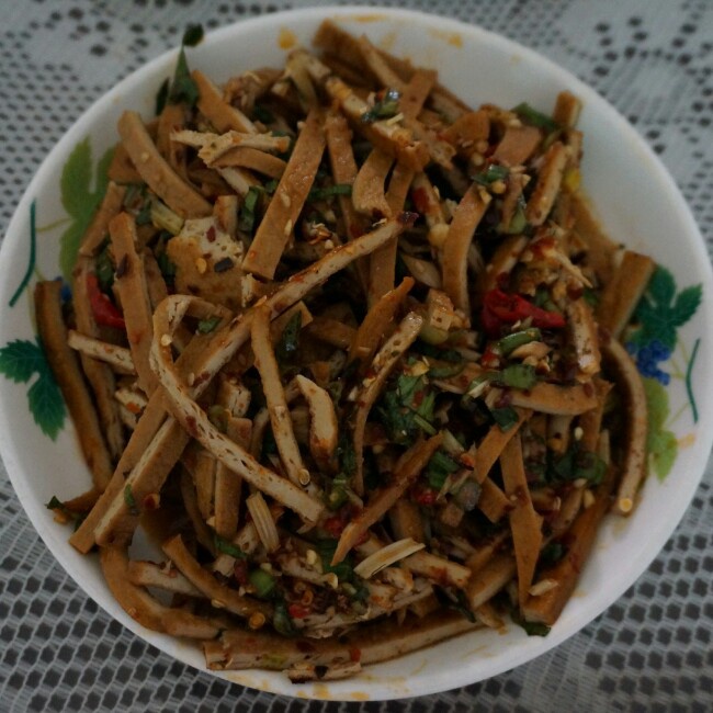 凉拌豆腐丝