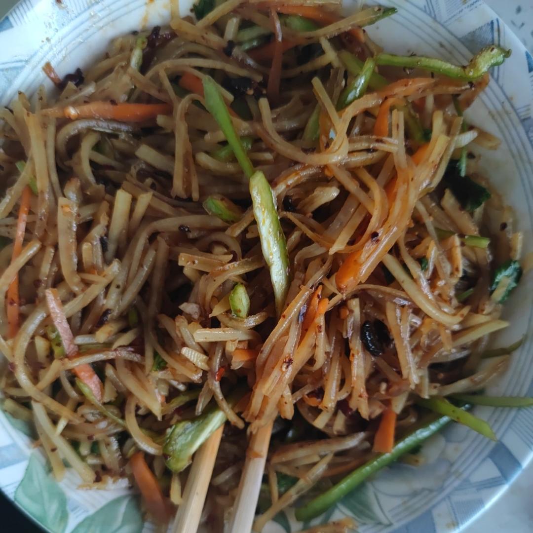 香辣开胃的凉拌土豆丝