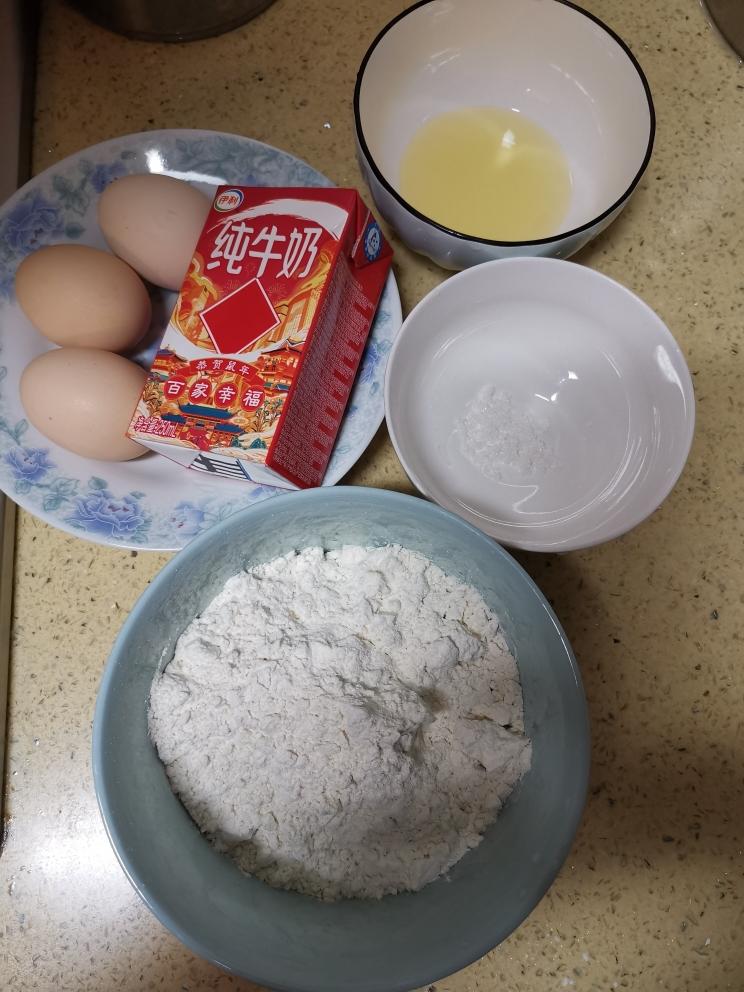 纯奶手撕吐司的做法 步骤1