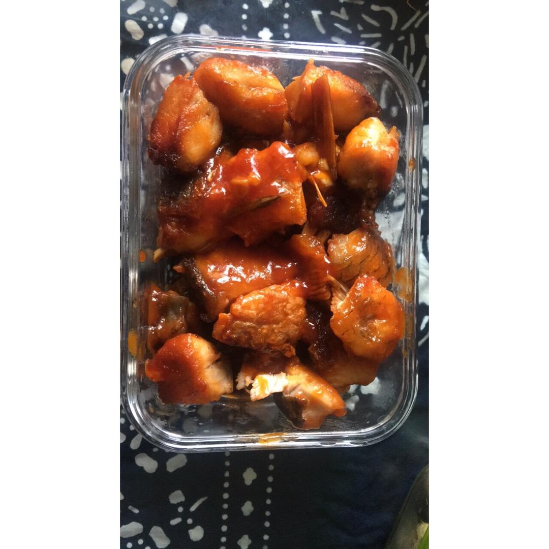 茄汁鱼块