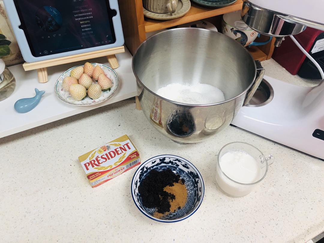 纯奶手撕吐司的做法 步骤1