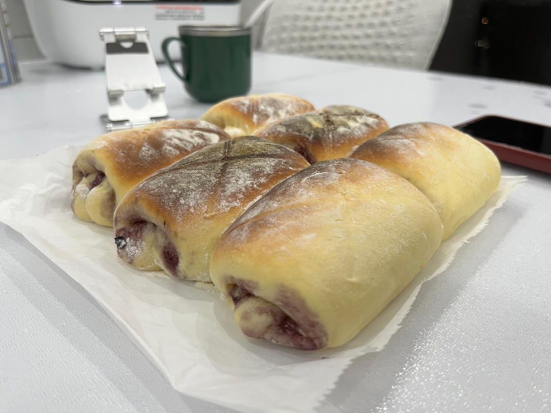 💯牛奶面包卷超级松软