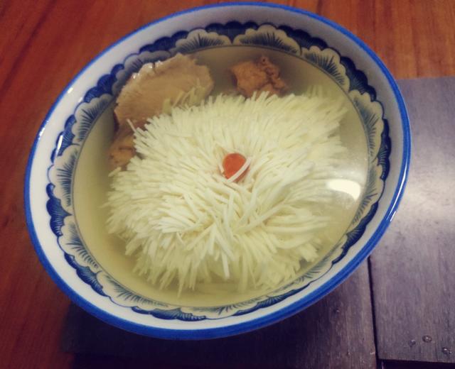 素高汤炖菊花豆腐