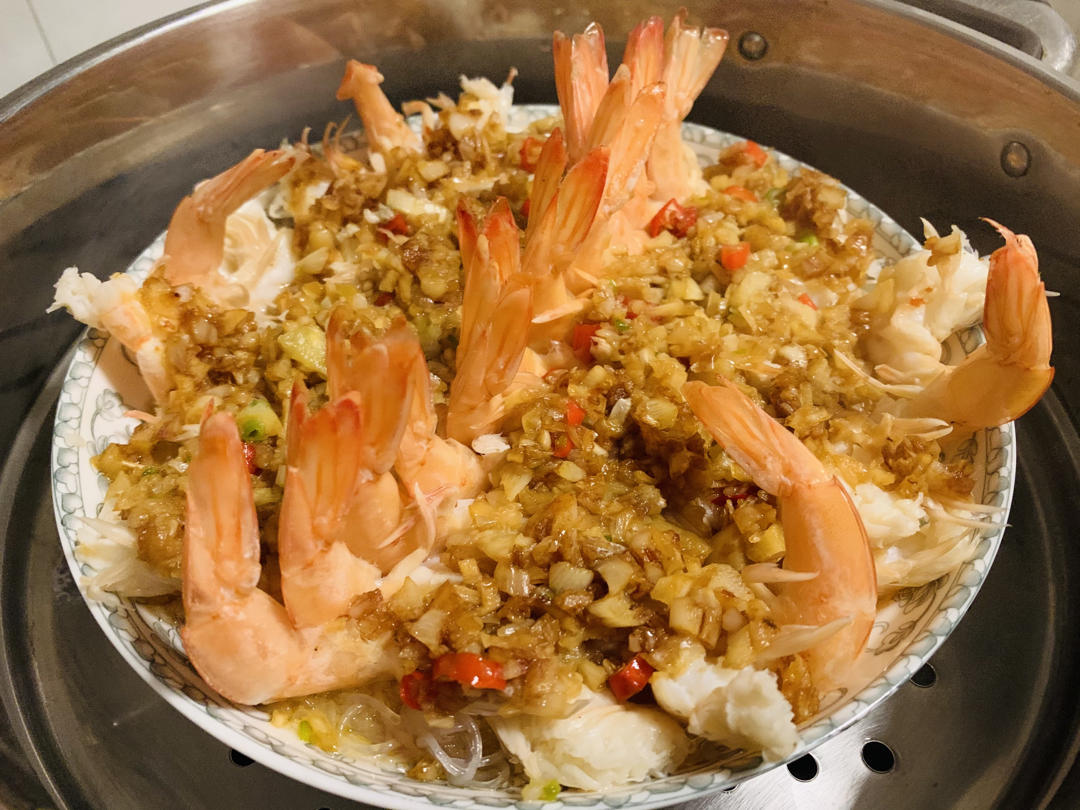 蒜蓉粉丝开背虾