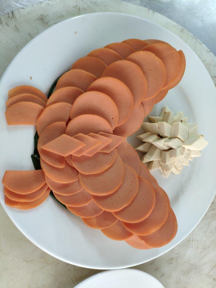 夕阳耀眼做的温州传统冷盘蝴蝶盘