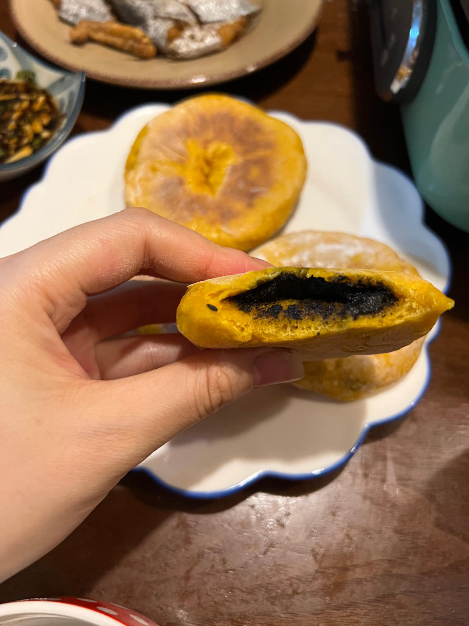 堂妈小厨——发面南瓜饼