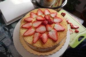 双层草莓奶油蛋糕的做法 步骤12