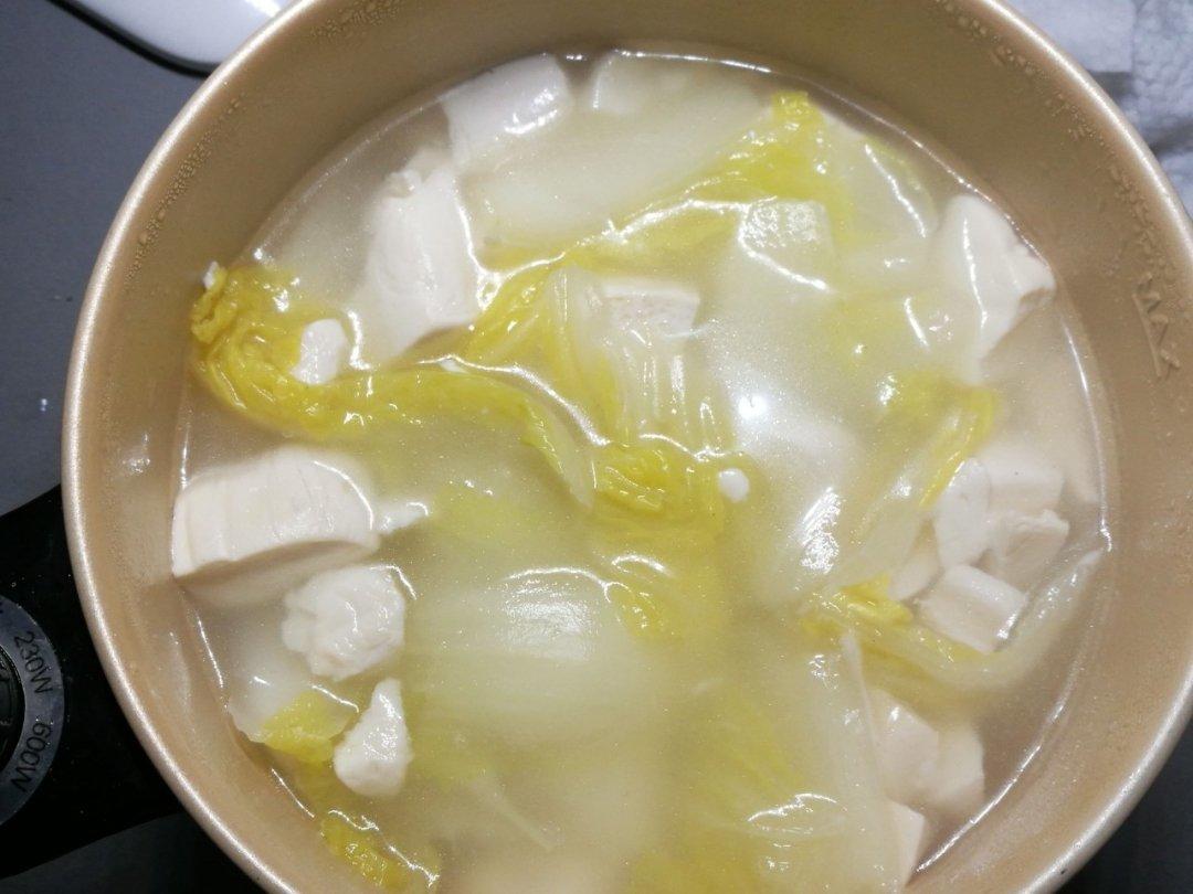 白菜豆腐汤