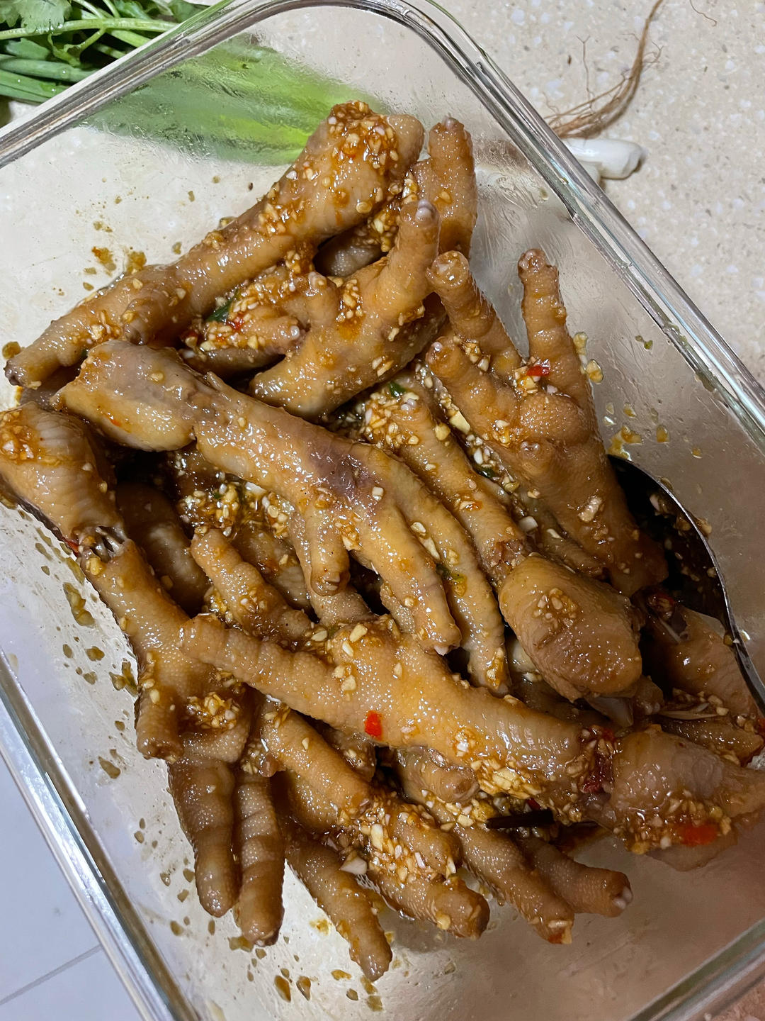 卖了十几年鸡爪的阿姨教我做的蒜香鸡爪