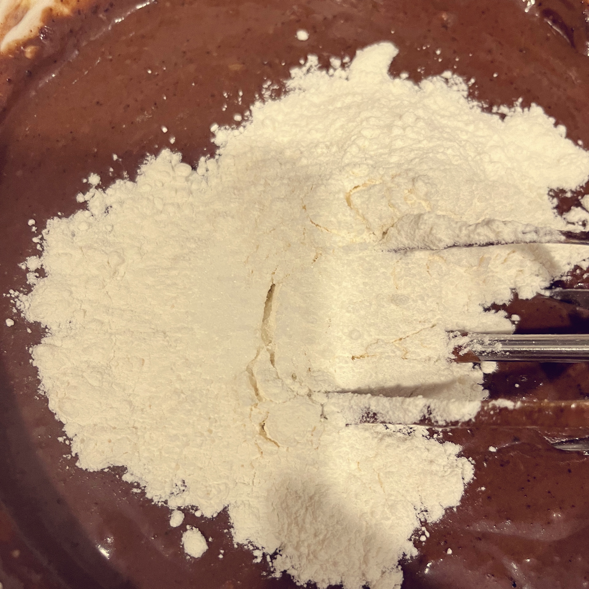 流心巧克力蛋糕（消耗黑巧、马斯卡彭）的做法 步骤6