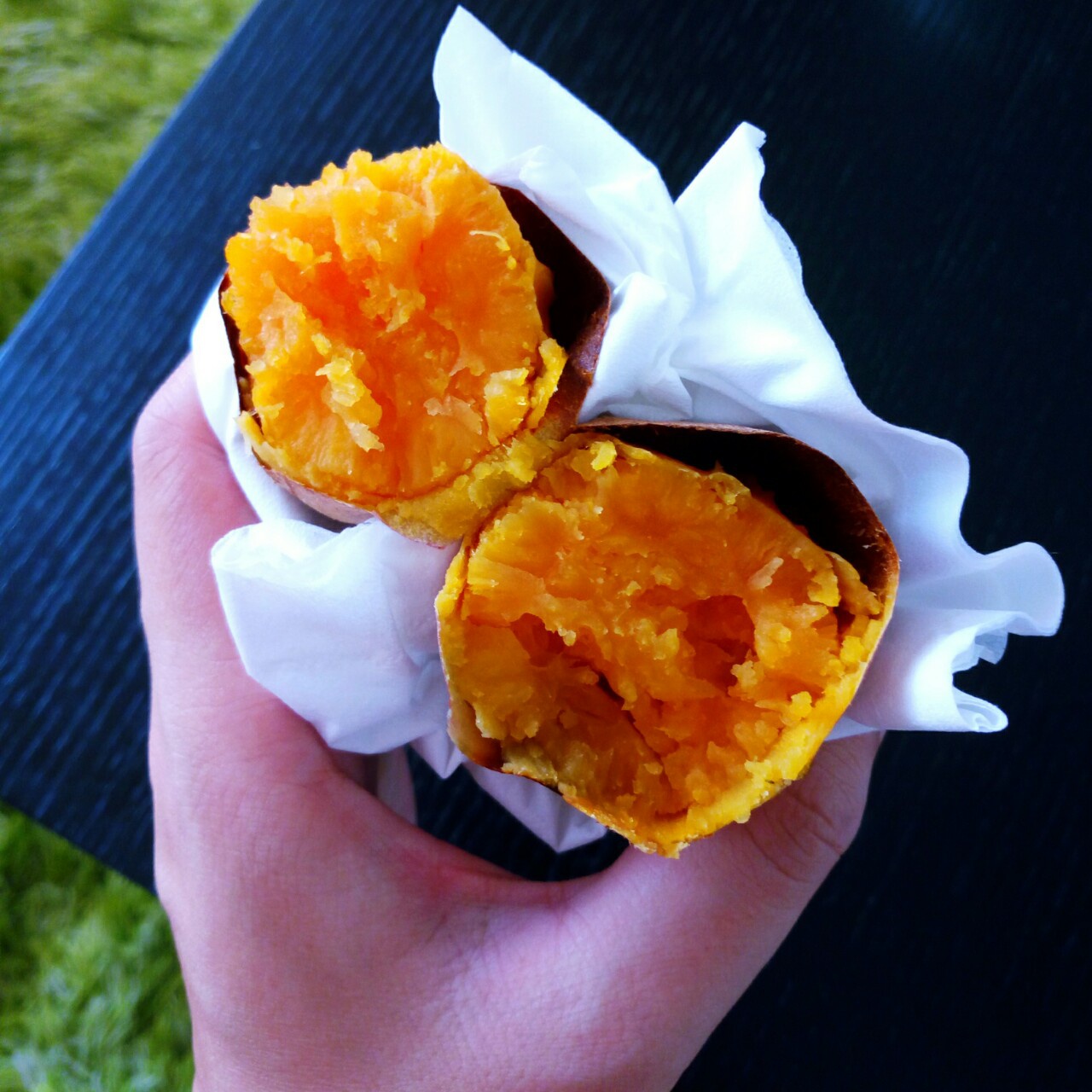 烤地瓜（烤箱初试）