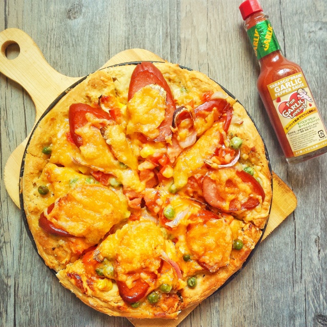 不用酵母的披萨底 No Yeast Pizza Dough