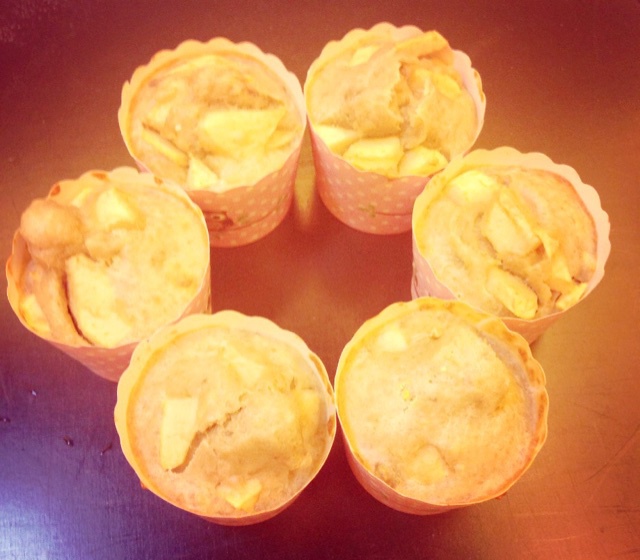 无油无糖苹果马芬