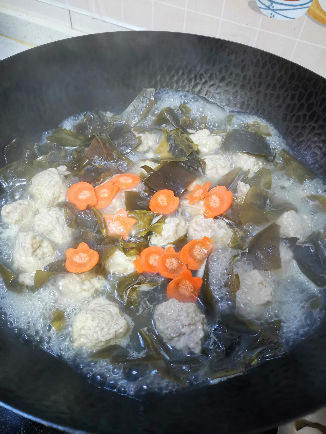 莲藕丸子汤的做法 步骤8